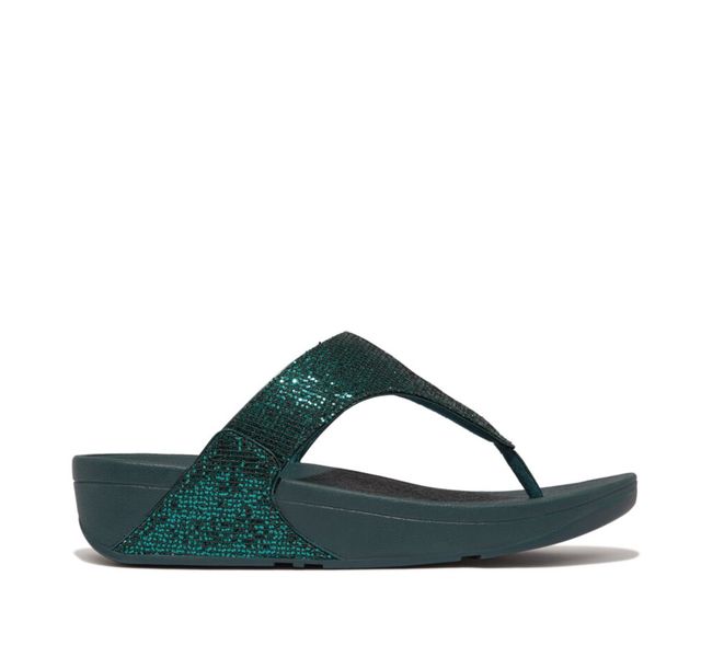 FitFlop Lulu Glitterball Metallic Deep Teal