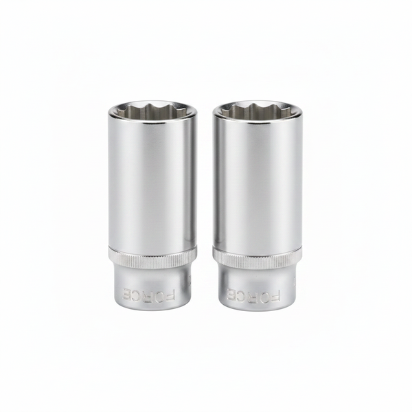 Force 19mm Deep Bihex Socket for 1/2 Inch Drive - 2 Pack