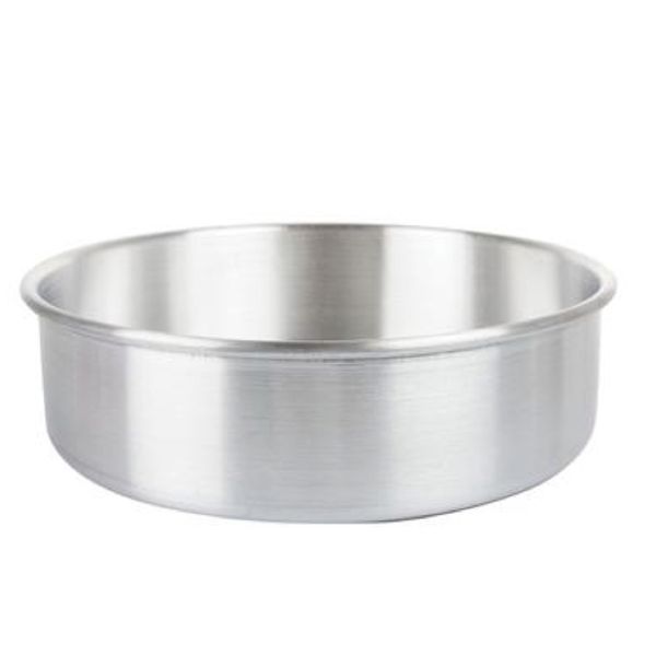 Kitchen Aluminium Heavy Duty Round Cake Pan (25x7cm)