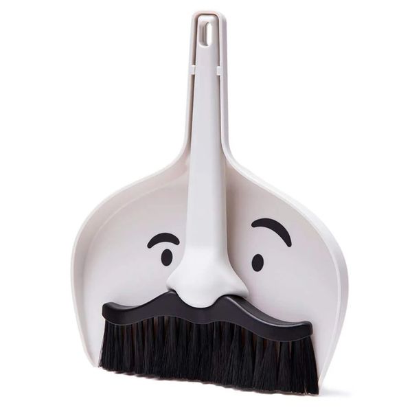 Mini Broom and Dustpan Set - Compact Cleaning Tool for Home or Office