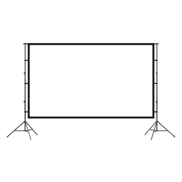 Ntech Double Sided 16:9 format, 120" wide viewing Projection Screen