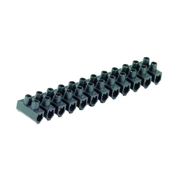 Arno Canali - 4mm 6A 12Way Black Strip Connector