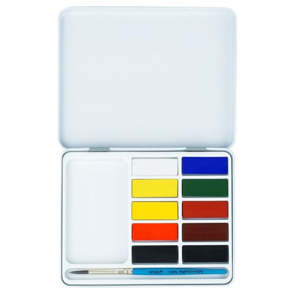 D-R Simply Watercolour Slim Pans S14