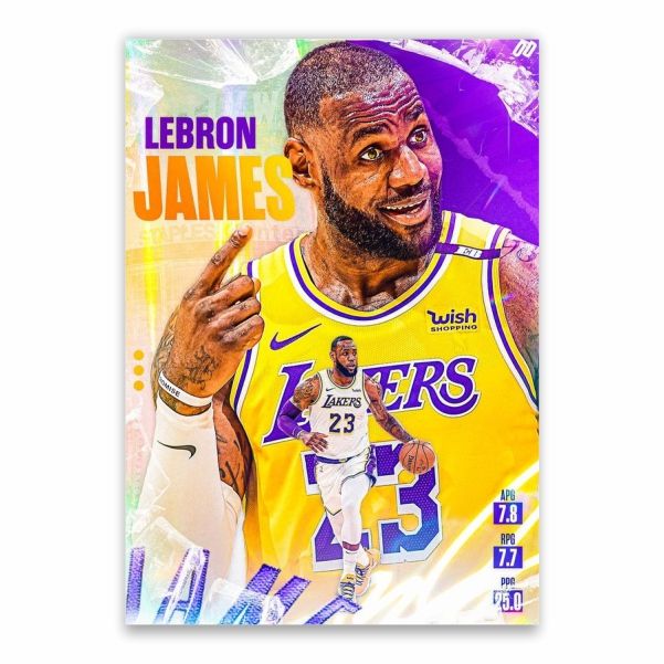 Lebron James Statistics Poster A1 Shop Today. Get it Tomorrow