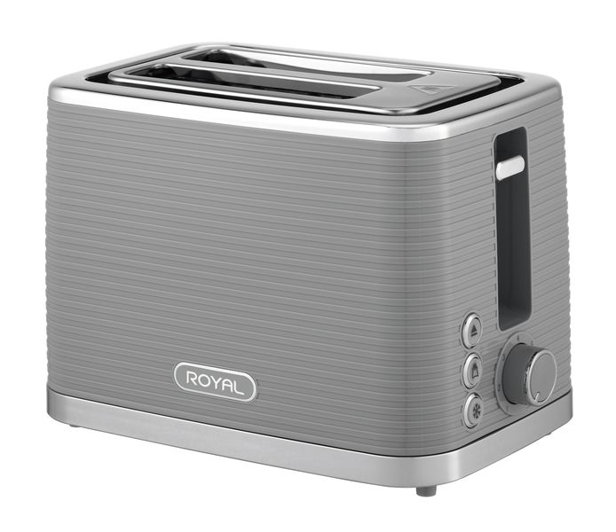 Royal Homeware 2 Slice Toaster with Defrost, Adjustable Temperature Control