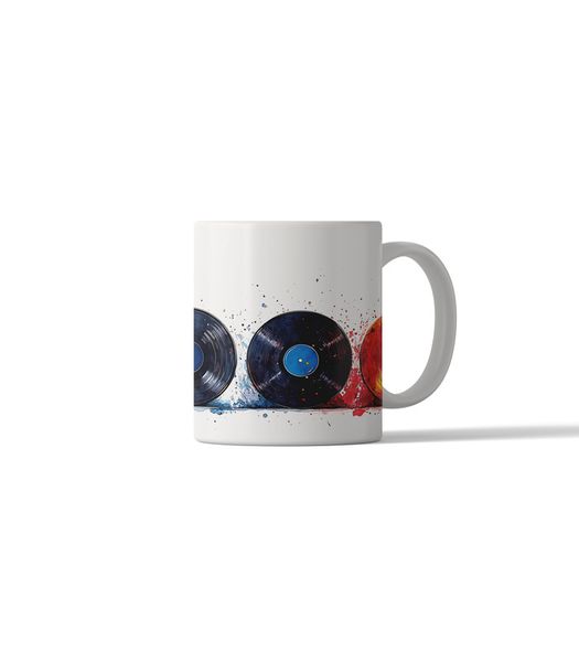 Retro Music Records DSG 6 Printed Coffee Mug