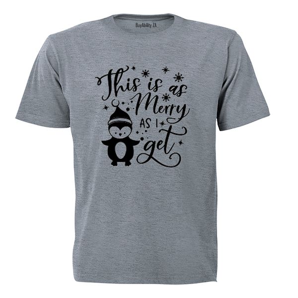 Merry As I Get - Christmas - Adults - T-Shirt