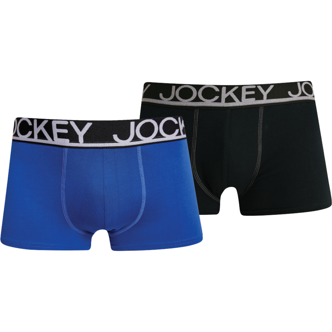 Jockey Mens Underwear 2 Pack Exclusive Pouch Trunk, Stretch Comfort ...