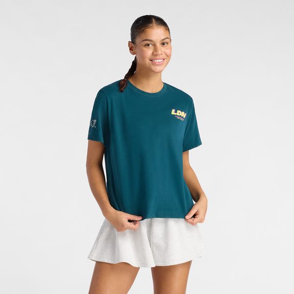 New Balance Women's London Edition Oversized Graphic T-Shirt