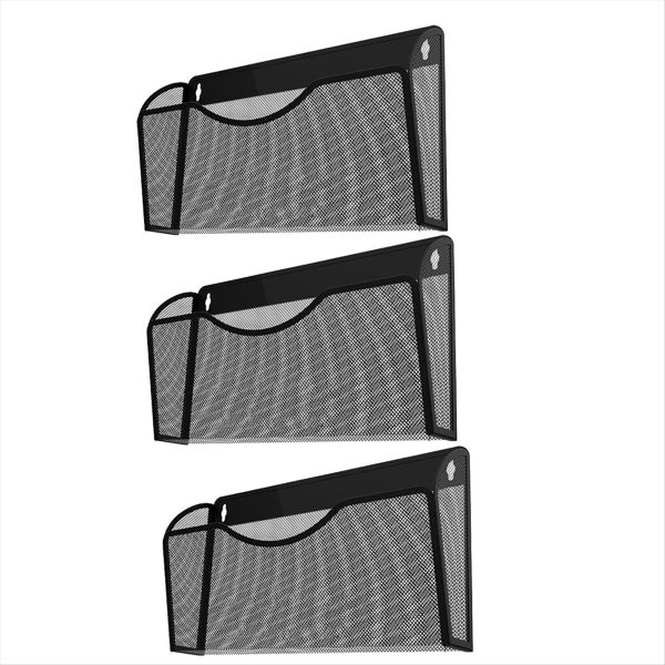 Magnetic File Holder 3 Pockets File Folder Organizer for Refrigerator