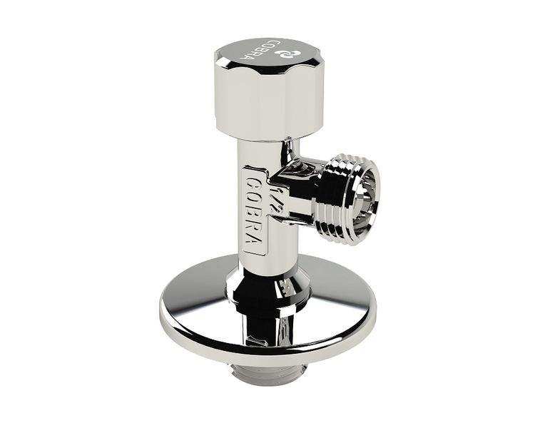 Cobra - Angle Valve Chrome - 1/2 x 1/2