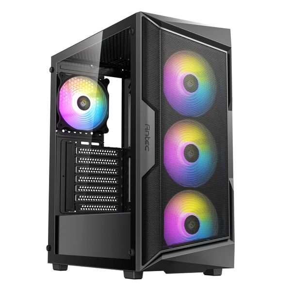 Antec AX61 Elite Mid-Tower ATX Gaming Case + 4 x 120mm ARGB Fans