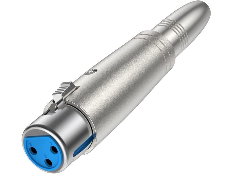 ZATECH XLR Female To 6.35mm Female Adapter - 1/4 Inch F to XLR F