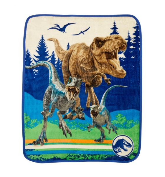 Jurrasic World Kids Silky Blanket