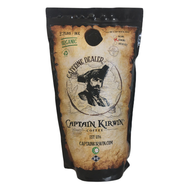 Captain Kirwin's Organic Coffee - 1kg Ground