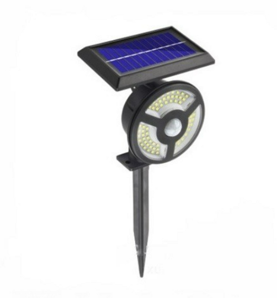 Black Outdoor Solar Wall Lamp