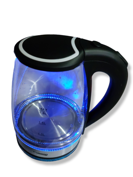 FUSSION 1.8L 1500W Cordless Glass kettle