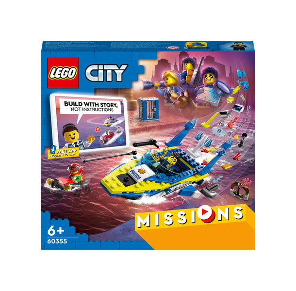 LEGO® City Water Police Detective Missions 60355 Building Toy Set (278 Pieces)