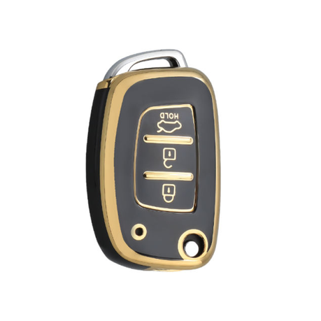 Audi Compatible 3 Button Premium Tpu Car Key Cover Black And Gold, Shop  Today. Get it Tomorrow!