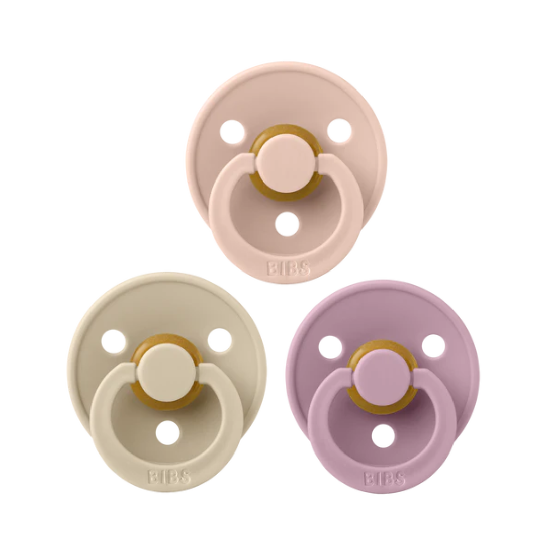 BIBS Pacifier, Color, 3 Pack Blush, vanilla, heather Buy Online in