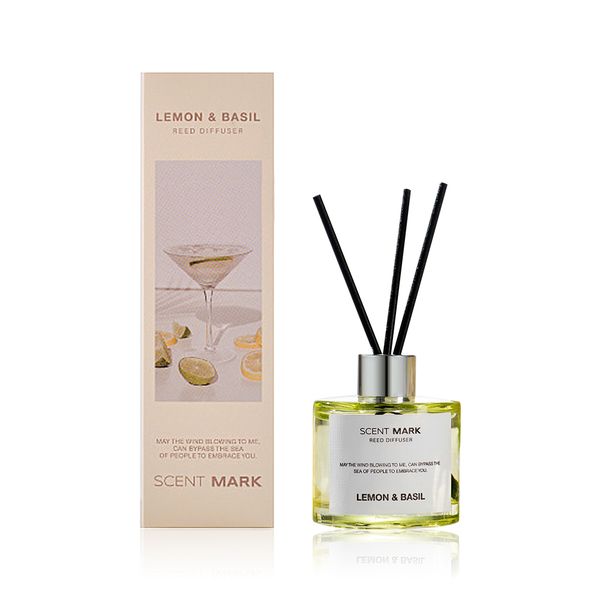 Scent Mark Reed Diffuser Set with Scent Sticks- Long Lasting Home Fragrance
