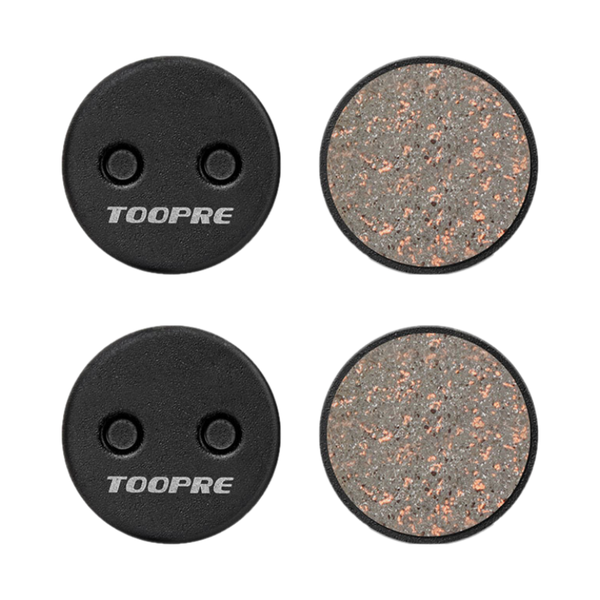 Toopre Bicycle Twin Pack Resin Semi Metal Disc Brake Pads TP-08A