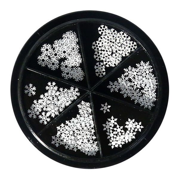 Mixed Snow Flakes Palette Nail Art Décor