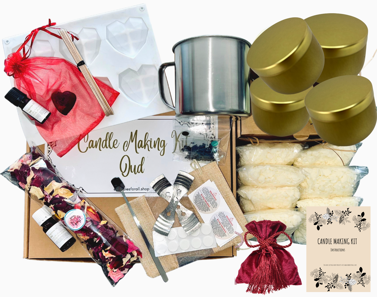 Soy Wax Candle Making Kit with Oud Fragrance Buy Online in South