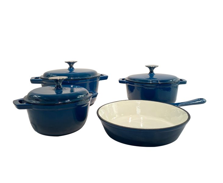 Cast Iron - 7 Piece - Teal