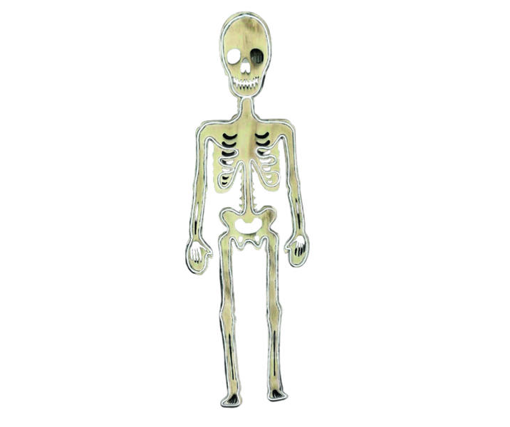 Lightup Skeleton Neon Outline 90cm