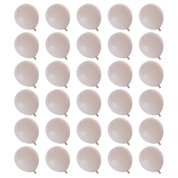 White Helium Balloons 30Pc image