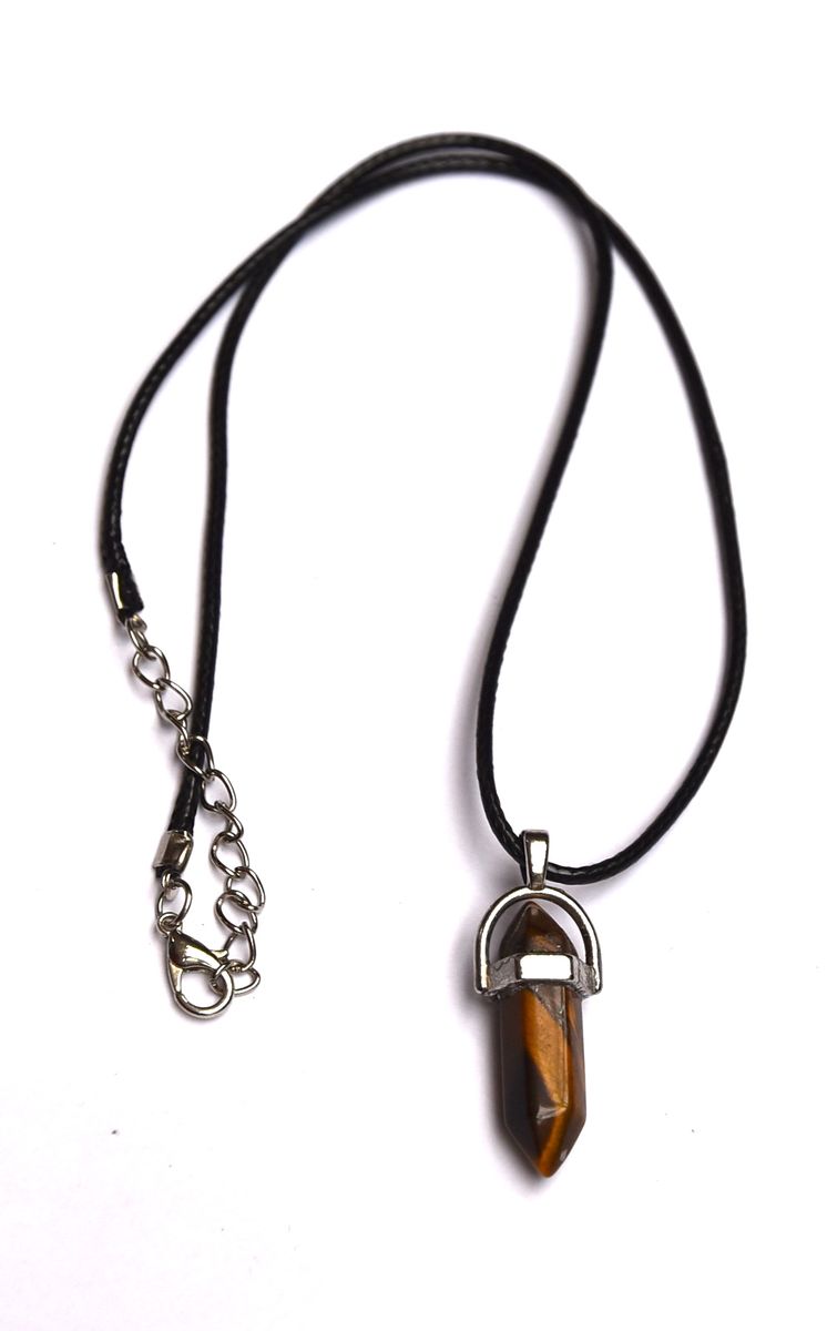 Gemstones Necklaces Tigers Eye Stone Bullet Shop Today. Get it