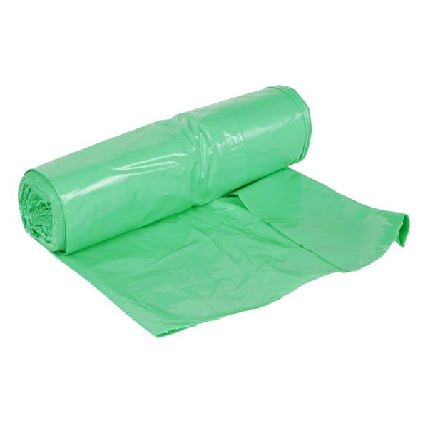 Sanitary Bin Liners - 56x66cm - 125 Liners - Green - 10 Pack