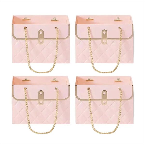 16 Pcs Flower Box Rose Packaging Box Wrapping Paper Bag Gift Box C