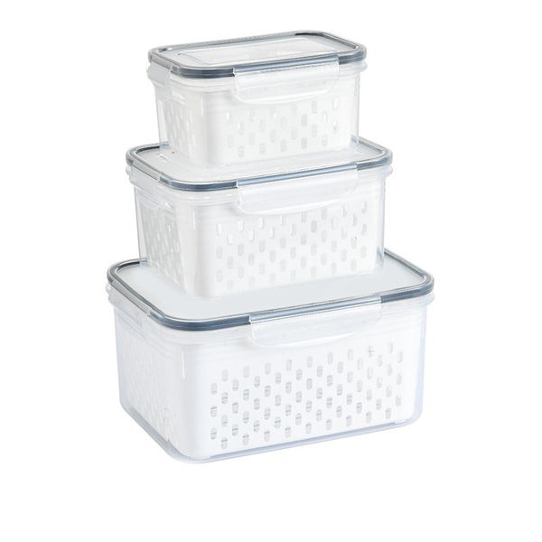 3-Piece Refrigerator Storage Box