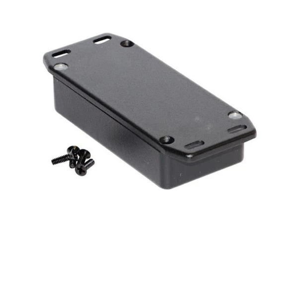 1590GFLBK Diecast Aluminium Black Enclosure 100×50×24mm Flanged IP54