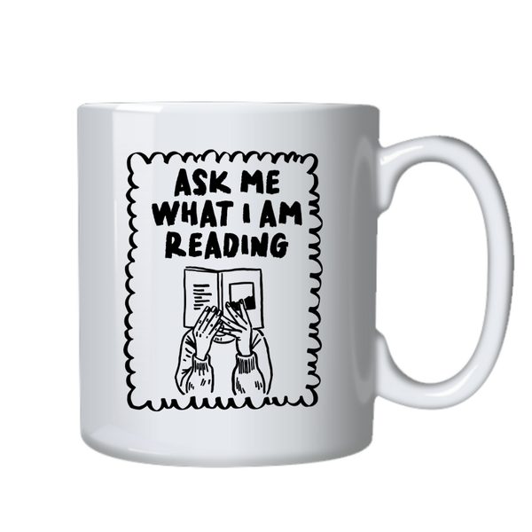 Ask Me Fiction Novel Book Reader Lover Fun Custom Mug Birthday Gift 402