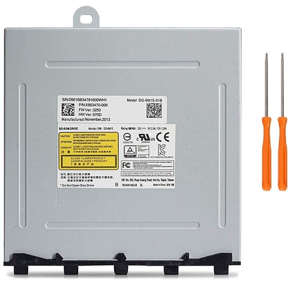 Blu-Ray Disk Drive Lite-on DG-6M1S-01B for Xbox One with Screwdriver