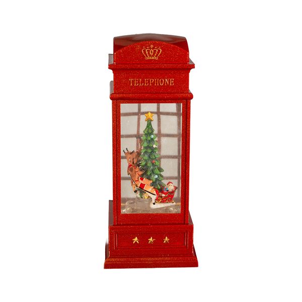 Rotating Santa around X-mass Tree with Glitter &amp; LED Light