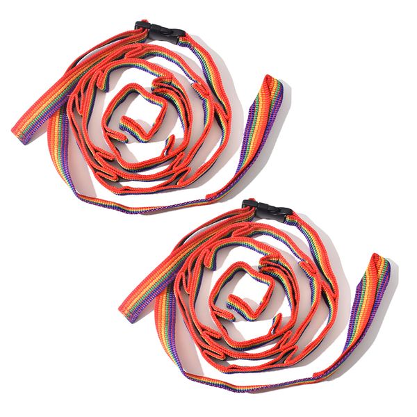 Camping Multifunctional Portable Hanging Storage Strap Line Set Of 2 -190cm