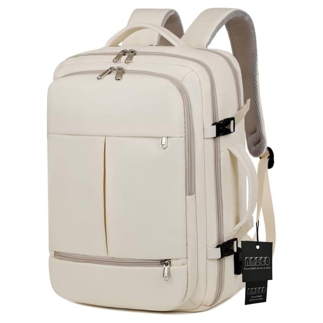 16Inch Laptop Backpack Travel Carry On Bag Work Business USB Port Wet & Dry