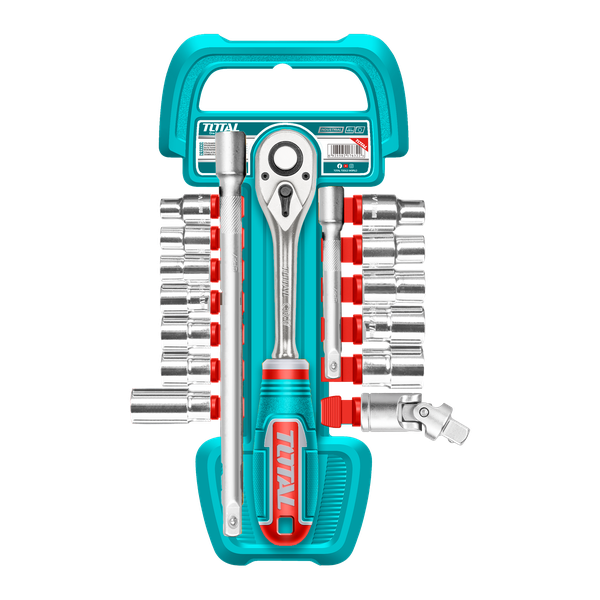 Total Socket Set 1/2" Drive - 17 Pieces