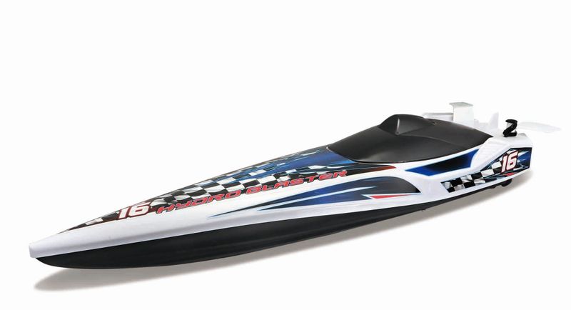 Maisto R/C Hydro Blaster Speed Boat 2.4Ghz - Blue/White (35cm Long)