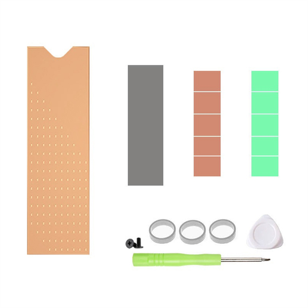 M.2 NVMe SSD Heat Sink 2mm for M2 2280 SSD Copper Heatsink with Pad