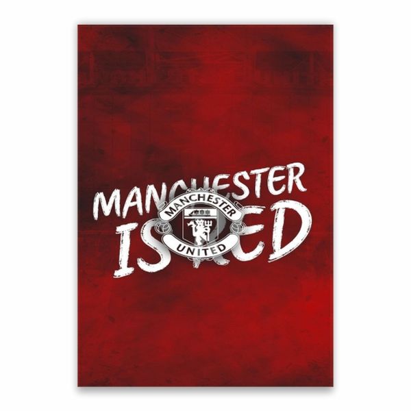 Manchester Is Red Poster - A1