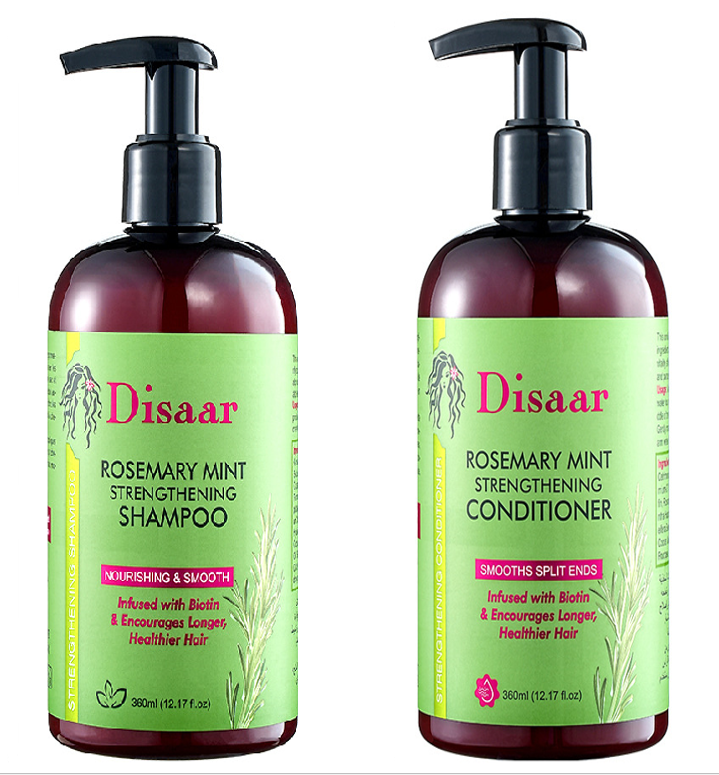 Disaar Rosemary Mint Shampoo (360ml) and Conditioner (360ml) Combo