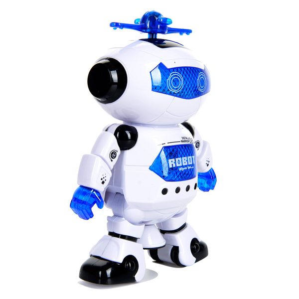 Body Spinning Dancing Robot Toy with LED Lights Flashing and Music