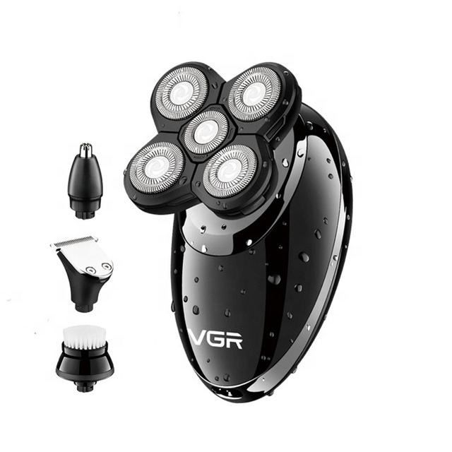 VGR Electric Shaver 5 Head Shaver Cordless Wet and Dry Beard Shaving