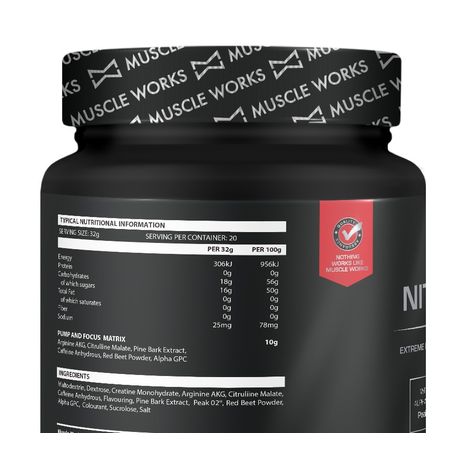 Muscle Works Nitro Gen X 640g Grape Burst Shop Today. Get it