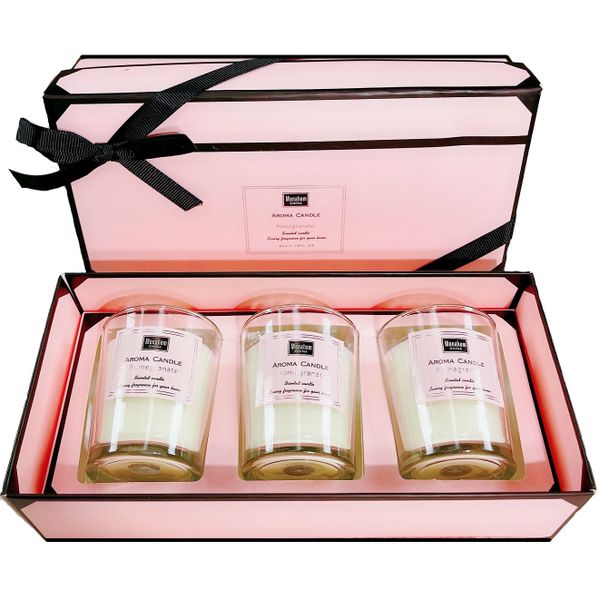 Luxury Boxed Scented Candle Gift Set - Pomegranate